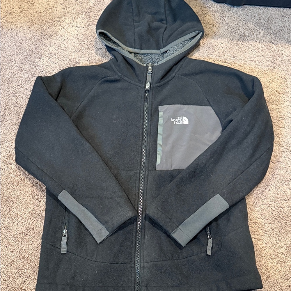 The North Face Kids Black Hooded Jacket